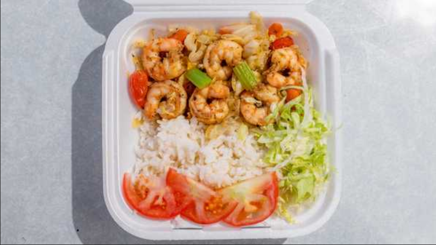 Order Mixed vegetables and Shrimp food online from Jamaica Best Restaurant store, Dayton on bringmethat.com
