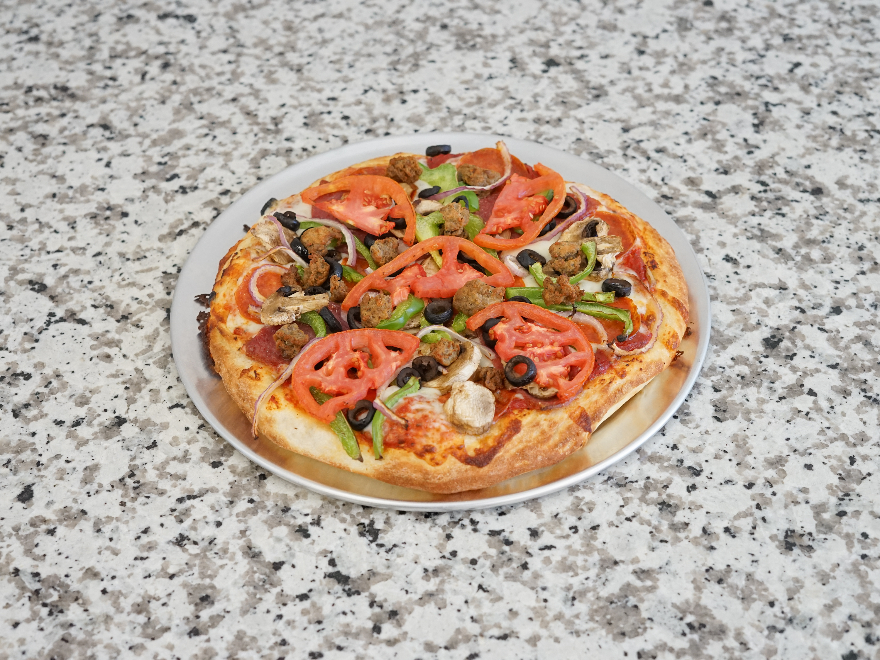Order Ultimate Combo Pizza food online from Tasty Pizza store, San Jose on bringmethat.com