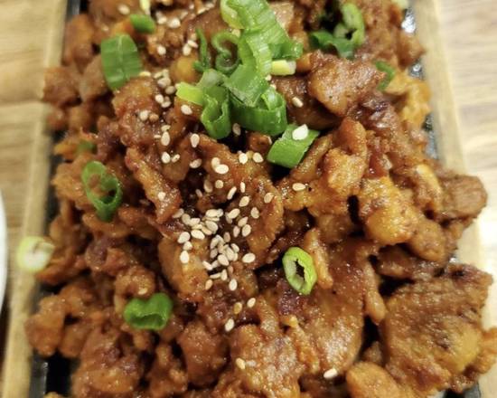 Order Pork Bulgogi food online from Jin Mi Korean Cuisine store, San Francisco on bringmethat.com