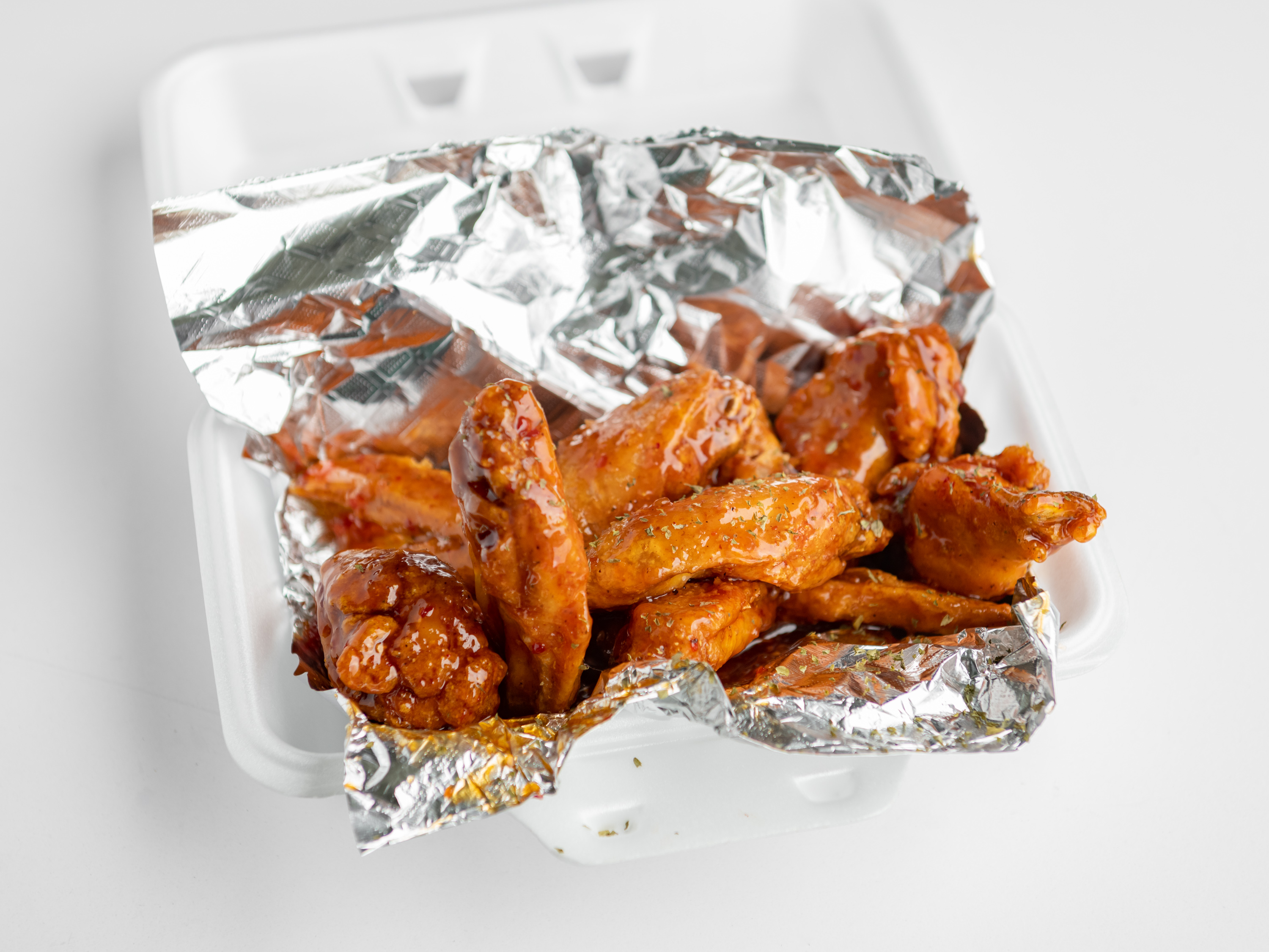Order 8 Pieces Chicken Wings Basket  food online from Take The Wheel Mobile store, Fresno on bringmethat.com
