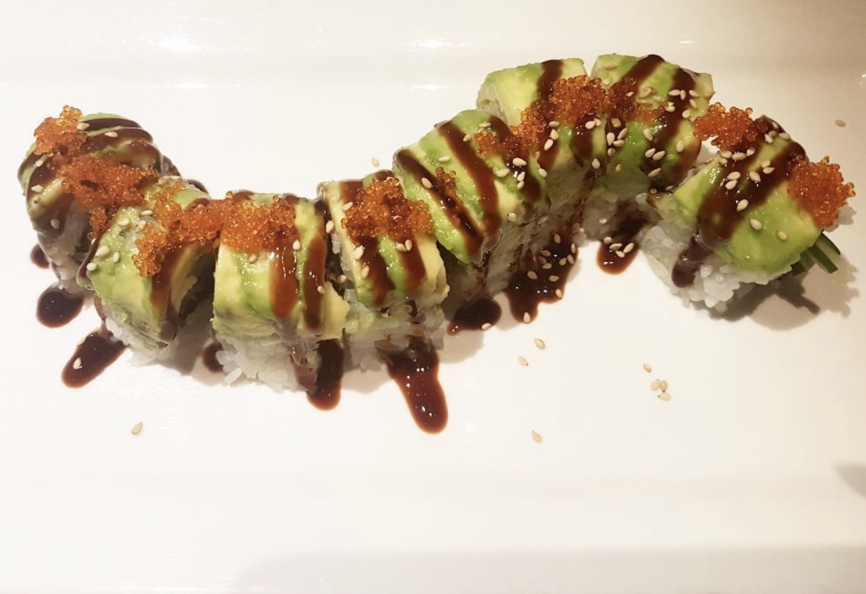 Order Caterpillar Roll food online from Wasabi Bistro store, San Francisco on bringmethat.com