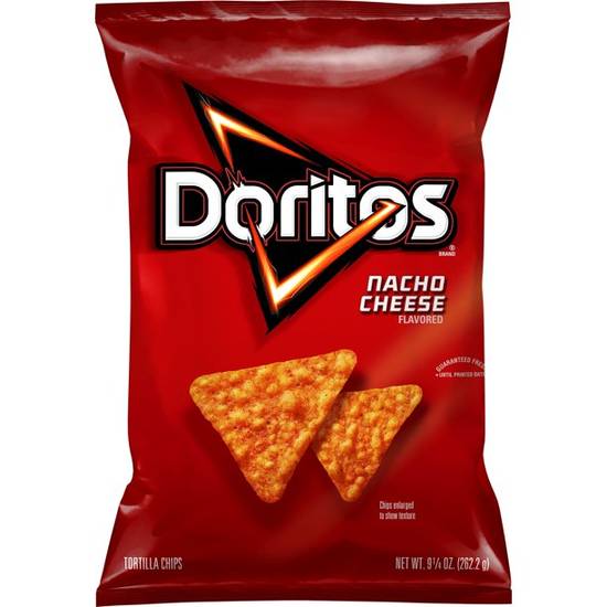 Order Doritos Nacho Cheese Flavored Tortilla Chips food online from Pepack Sunoco store, Peapack on bringmethat.com