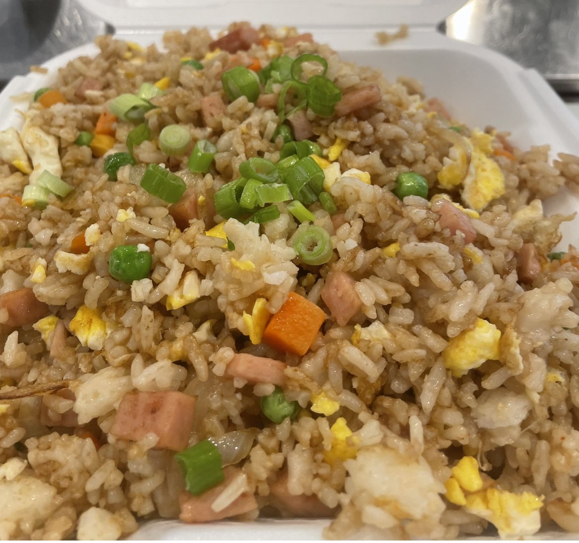 Order Spam Fried Rice food online from Apong's Philly Steak store, Rancho Mirage on bringmethat.com