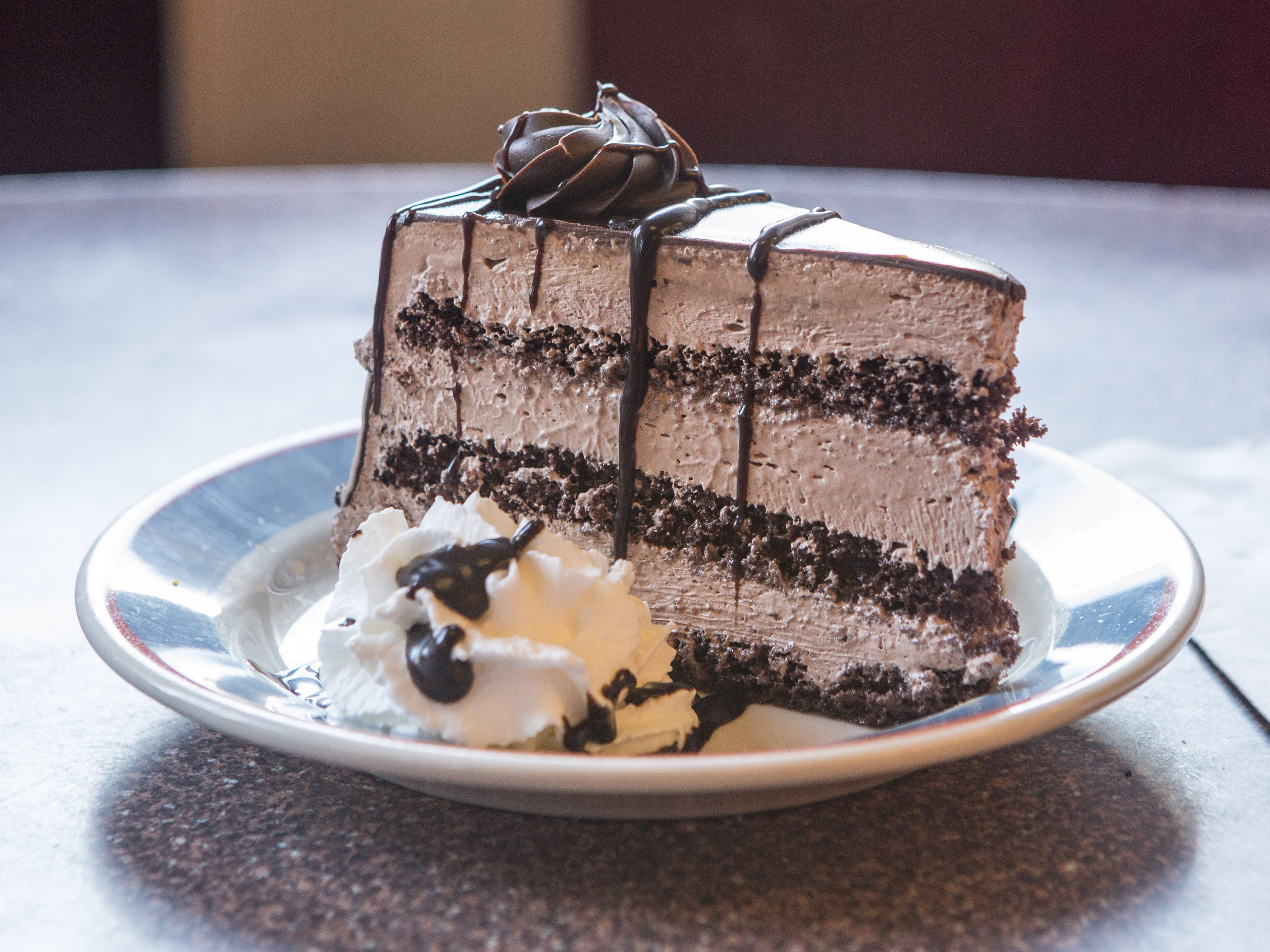 Order Chocolate Mousse Cake food online from Metro diner store, New York on bringmethat.com