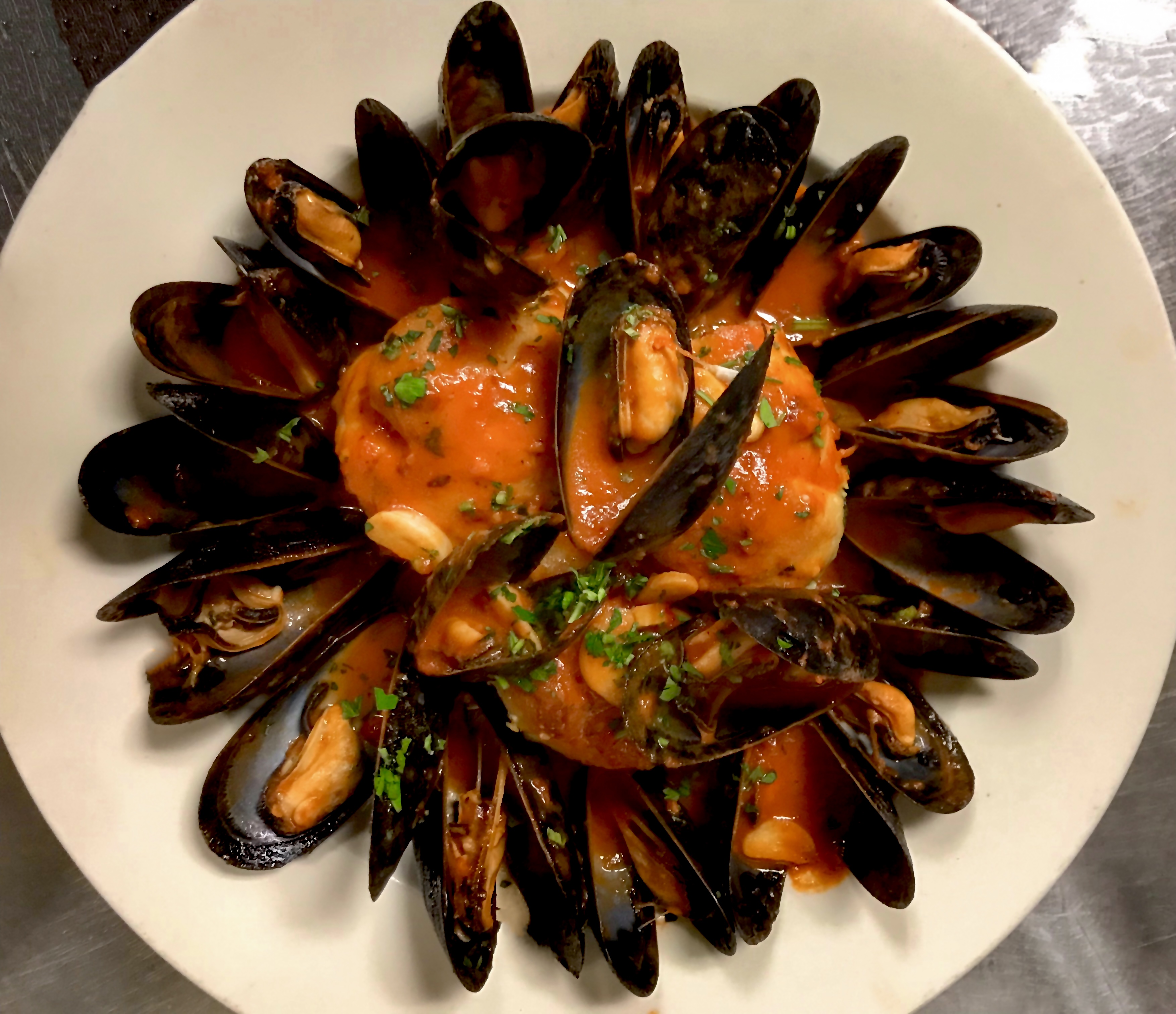 Order Bowl of Mussels  food online from Amore store, Stamford on bringmethat.com