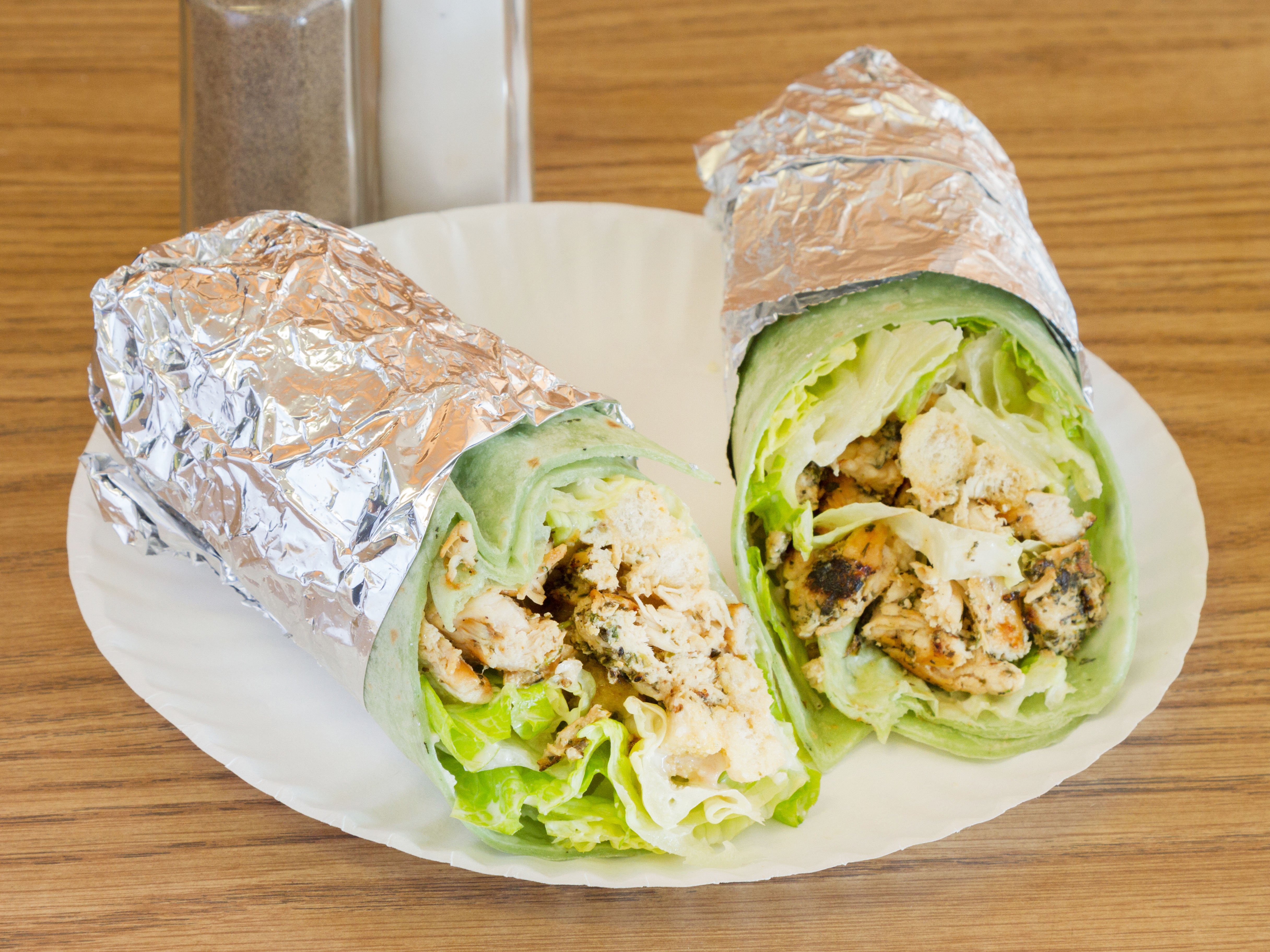 Order Grilled Chicken Caesar Roll-Up food online from David Pizza store, Quincy on bringmethat.com