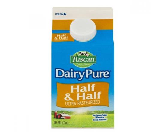 Order Tuscan Half & Half (1 pint) food online from Ctown Supermarkets store, Uniondale on bringmethat.com