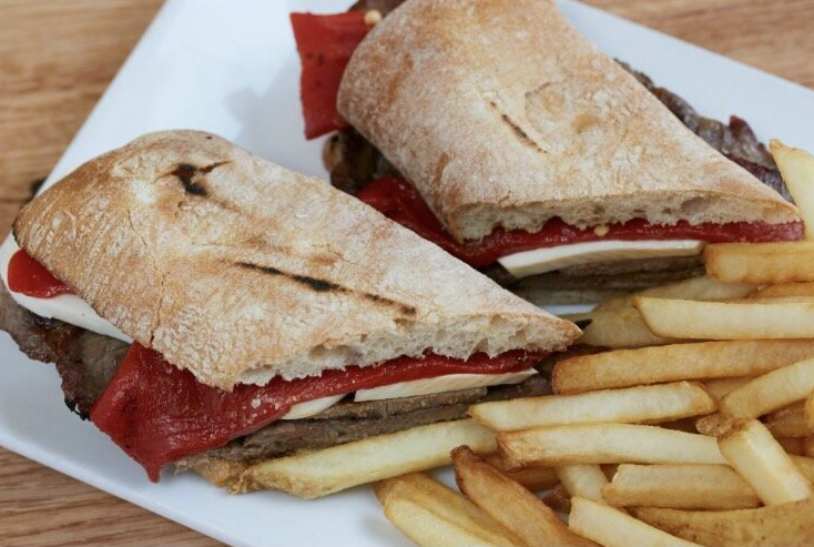 Order Italian Steak Sandwich food online from Chirping Chicken store, New York on bringmethat.com