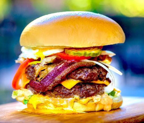 Order Badmash Burger* food online from Falafel Corner store, Folsom on bringmethat.com