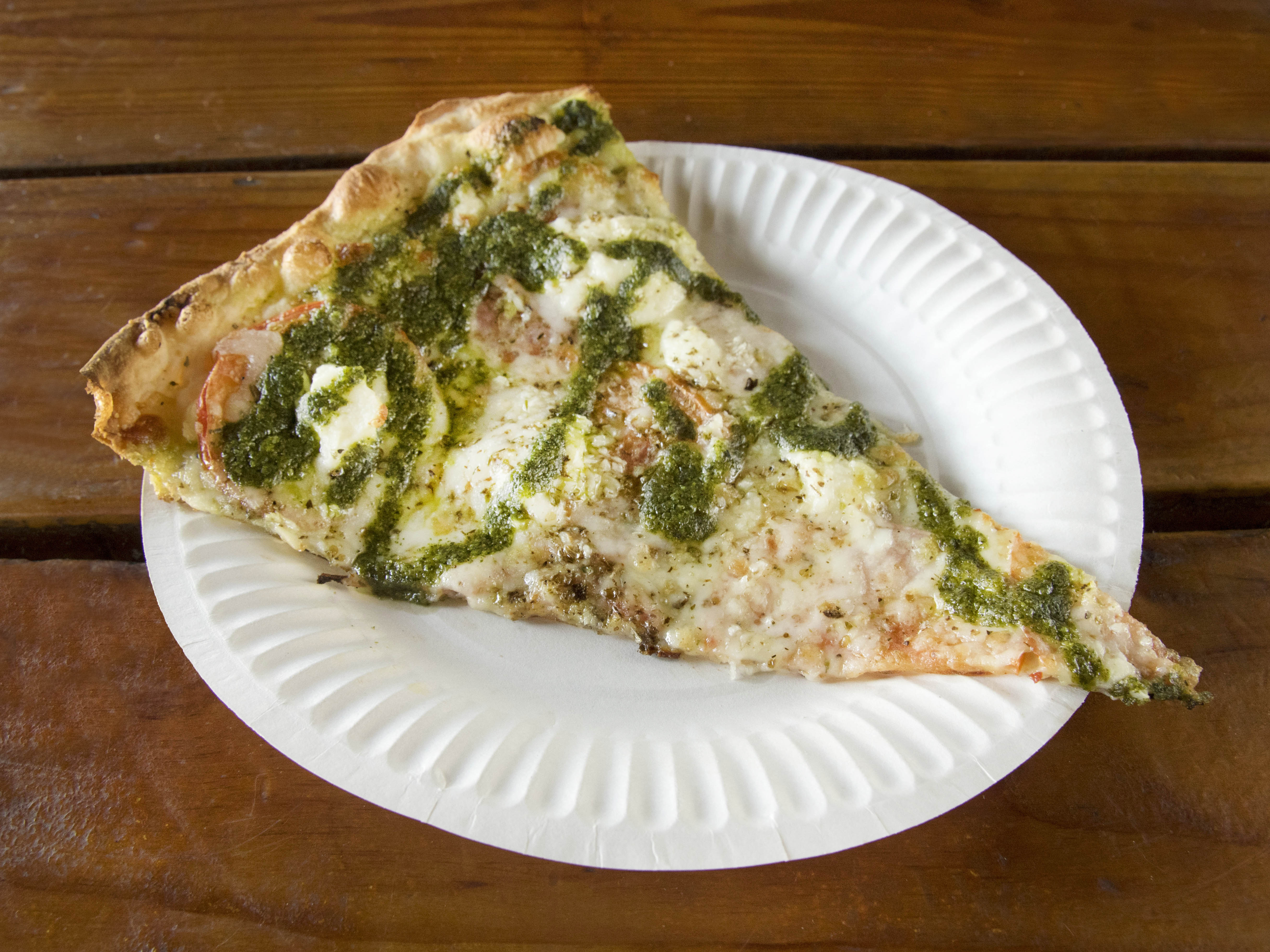 Order Mr. Pesto Pizza food online from Hoboken Pizza Cafe store, San Diego on bringmethat.com