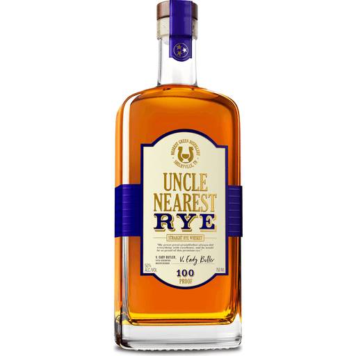 Order Uncle Nearest Straight Rye (750 ML) 146102 food online from BevMo! store, Citrus Heights on bringmethat.com