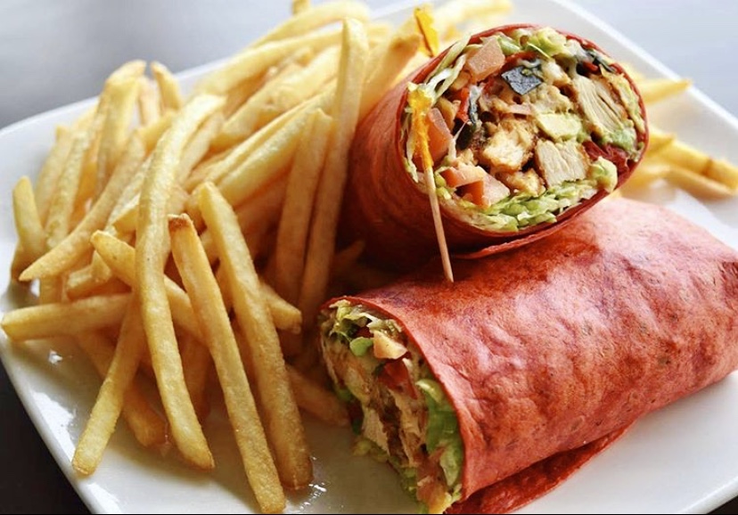 Order Buffalo Chicken Wrap food online from Famous Labels Deli store, Los Angeles on bringmethat.com
