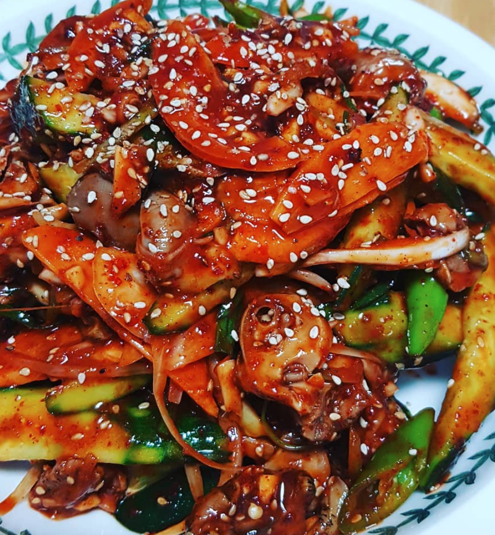 Order Spicy Sea Snail Salad 골뱅이 무침 food online from Chosun Ok store, Durham on bringmethat.com
