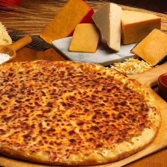 Order Three Cheese (Small) food online from Mrjims.Pizza store, Hurst on bringmethat.com