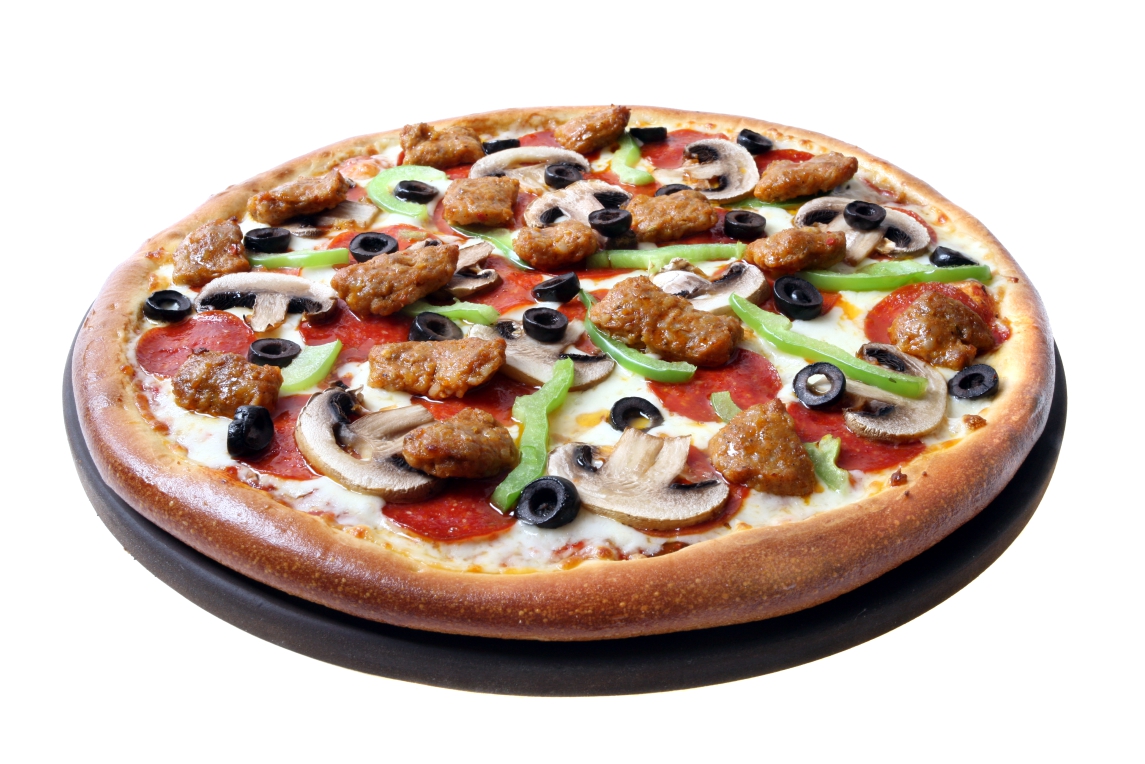Order Deluxe Pizza food online from Big Mama's and Papa's Pizzeria store, Granada Hills on bringmethat.com