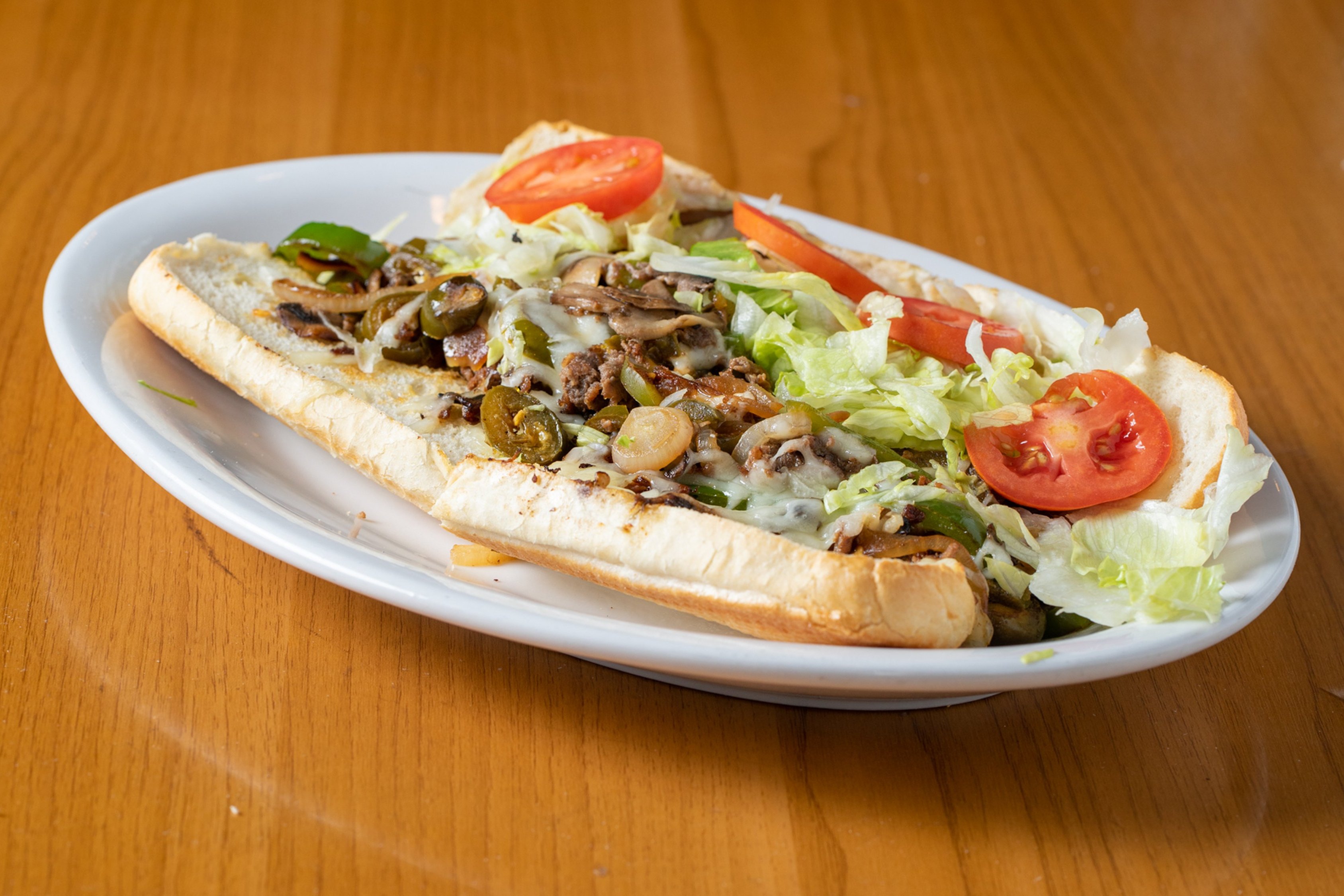 Order Cheese Steak Sandwich food online from Amante Gourmet Pizza store, Chapel Hill on bringmethat.com