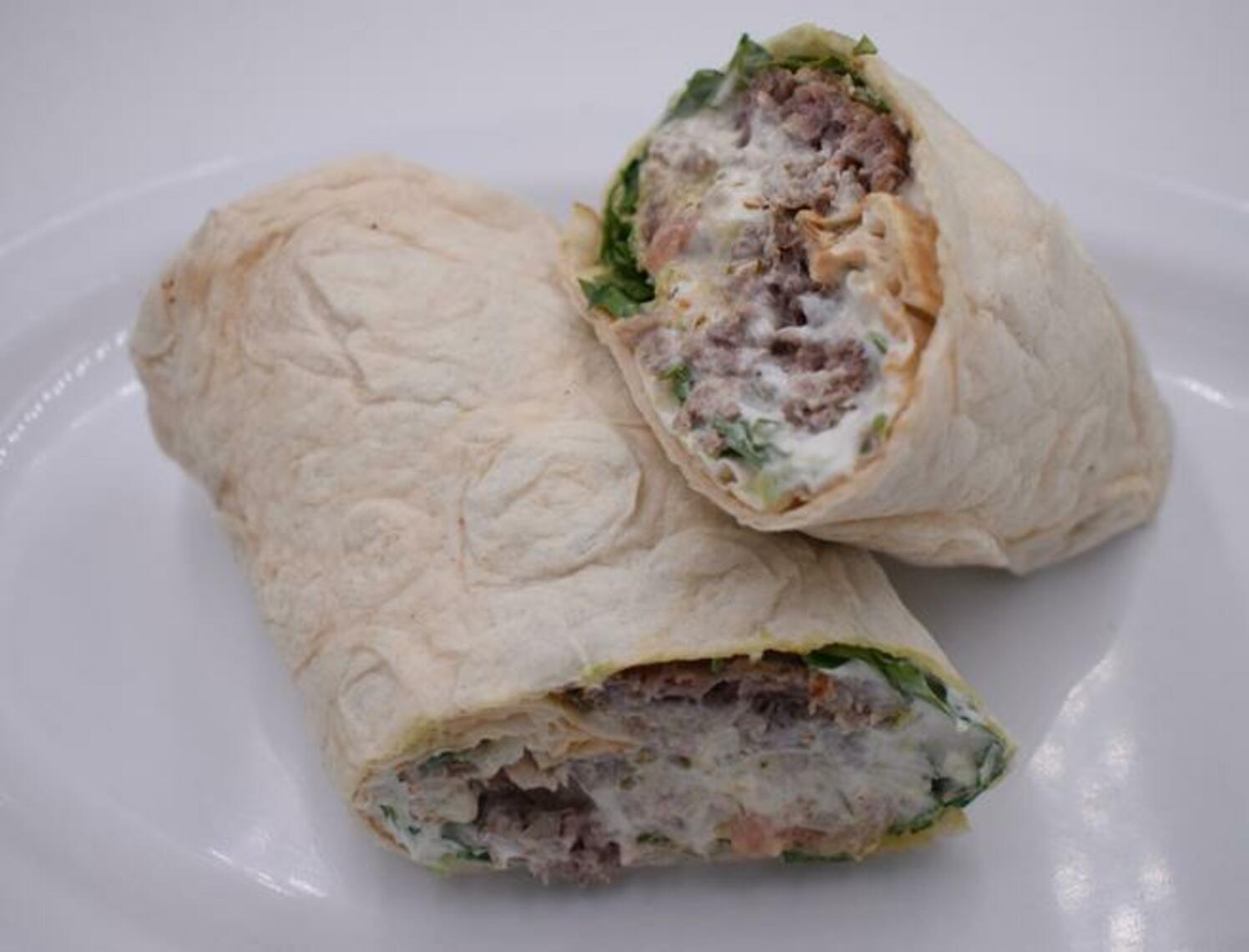Order GROUND BEEF WRAP food online from Shiraz store, Louisville on bringmethat.com