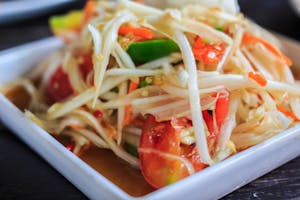Order Somtum (Papaya Salad) food online from Nine Elephants store, Corning on bringmethat.com