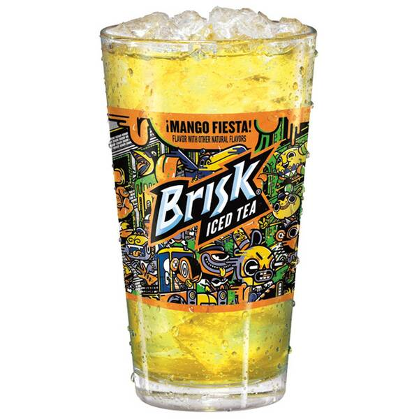 Order Brisk Mango Iced Tea food online from Cluckin Bun store, cathedral city on bringmethat.com