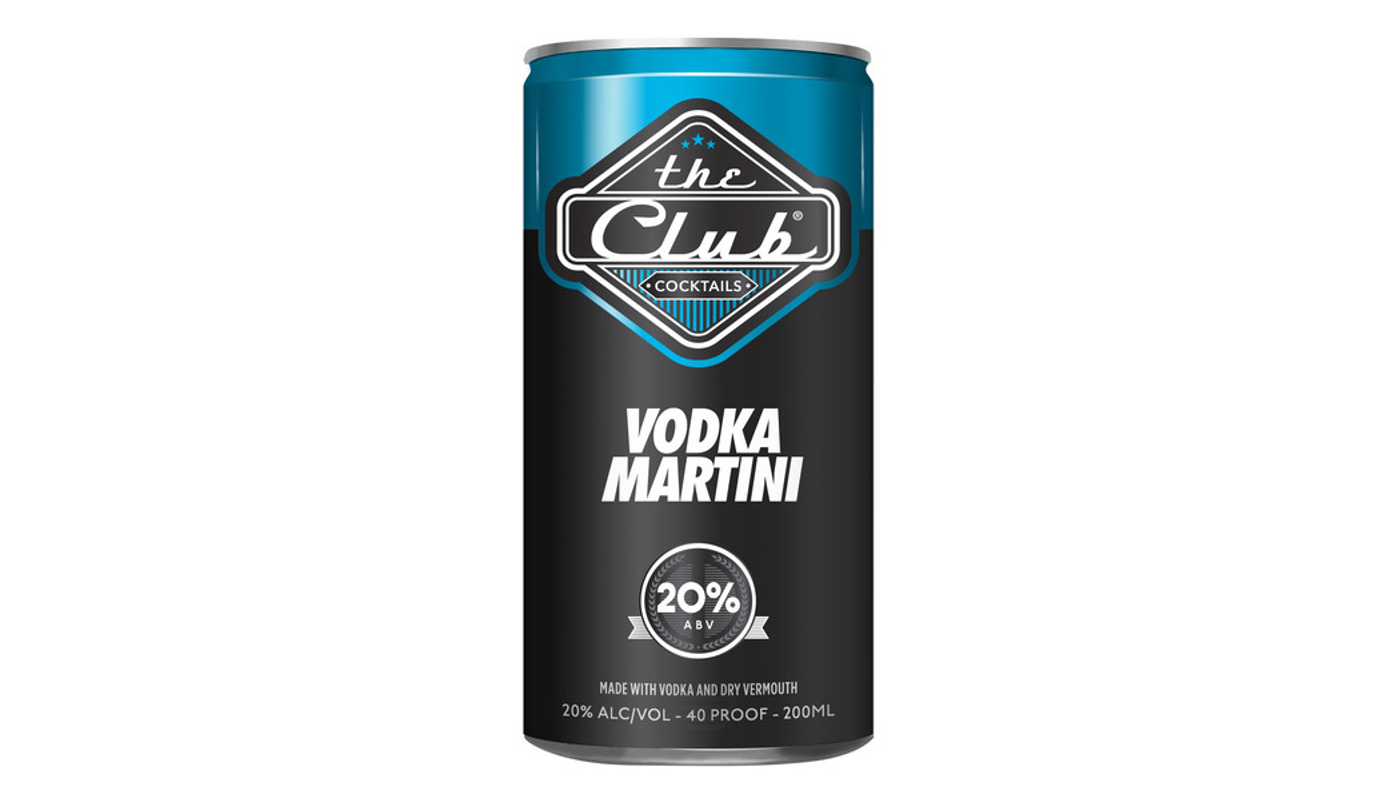 Order The Club Vodka Martini 200ml Can food online from Foodland Liquor store, Santa Ana on bringmethat.com