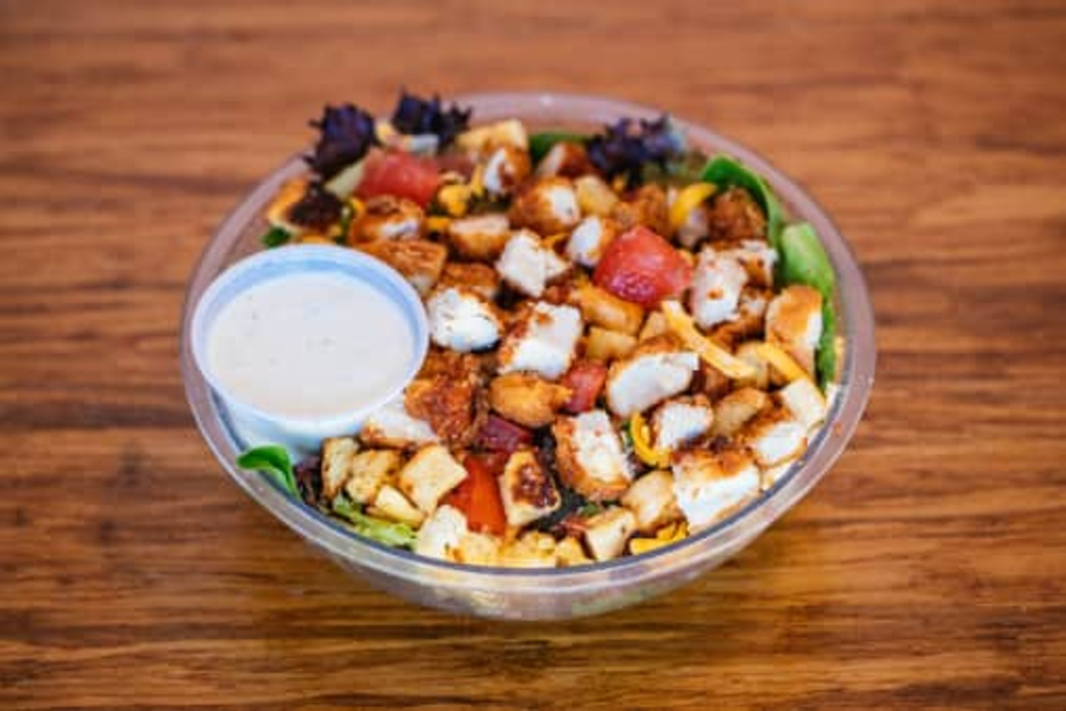 Order Chicken Club Salad food online from The Post Sports Bar & Grill store, Creve Coeur on bringmethat.com