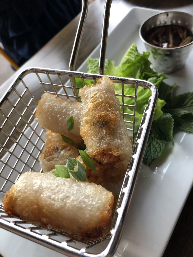Order 10 Piece Mama's Mini Spring Rolls food online from District 6 store, Louisville on bringmethat.com