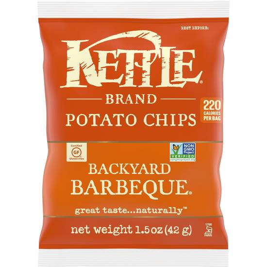 Order Kettle Chips Backyard BBQ Small Bag food online from IV Deli Mart store, Goleta on bringmethat.com