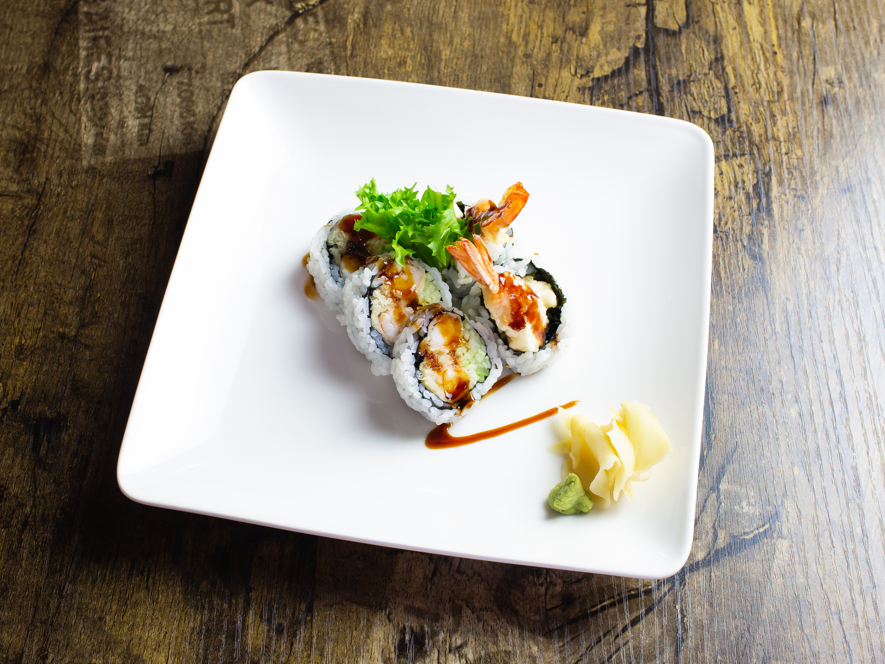 Order Shrimp Tempura Roll food online from Kibo Japanese Cuisine store, Valley Stream on bringmethat.com