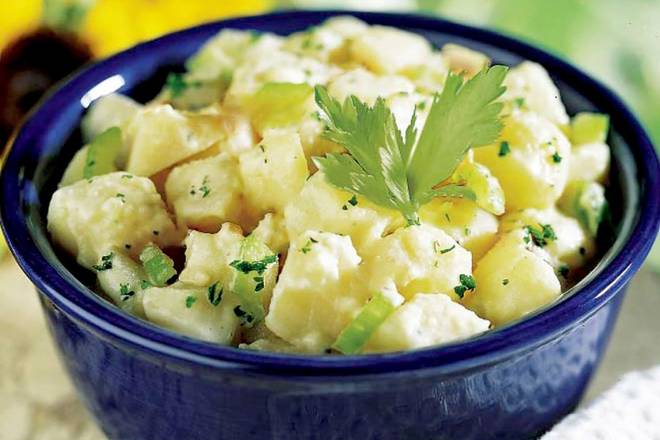 Order Potato Salad (Single Serving) food online from HoneyBaked Ham store, Raleigh on bringmethat.com