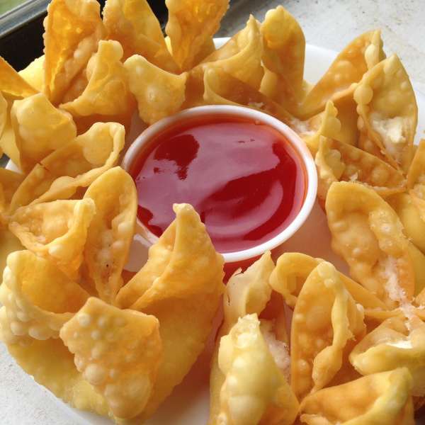 Order Crab and Cheese Wontons(8pcs) food online from Chopstix House store, Lawnside on bringmethat.com