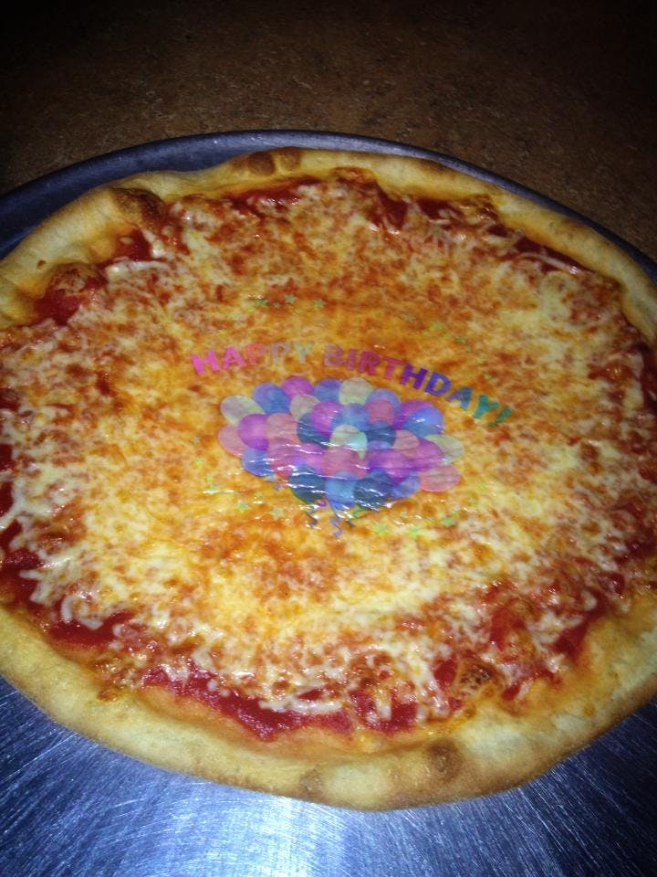 Order Plain Cheese Pizza - Personal food online from Mannino's 3 store, Hamilton Square on bringmethat.com
