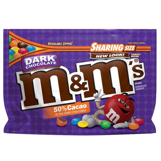 Order M&M's Dark Chocolate Candies Oz (10 oz) food online from Rite Aid store, Yamhill County on bringmethat.com