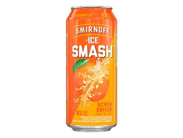 Order Smirnoff Ice Smash Screwdriver - 24oz Can food online from Exotic Wine and Liquors store, Washington on bringmethat.com