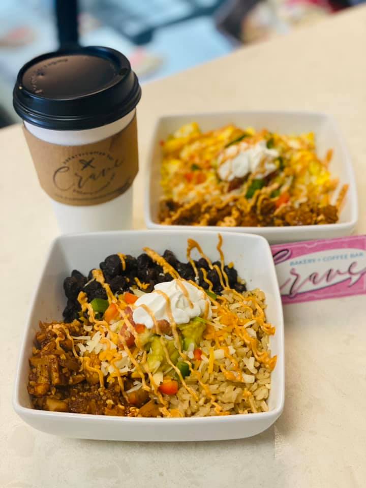 Order KETO CHIPOTLE CHICKEN AND SCRAMBLE EGG BOWL food online from Crave Bakery And Bar store, Chesapeake on bringmethat.com