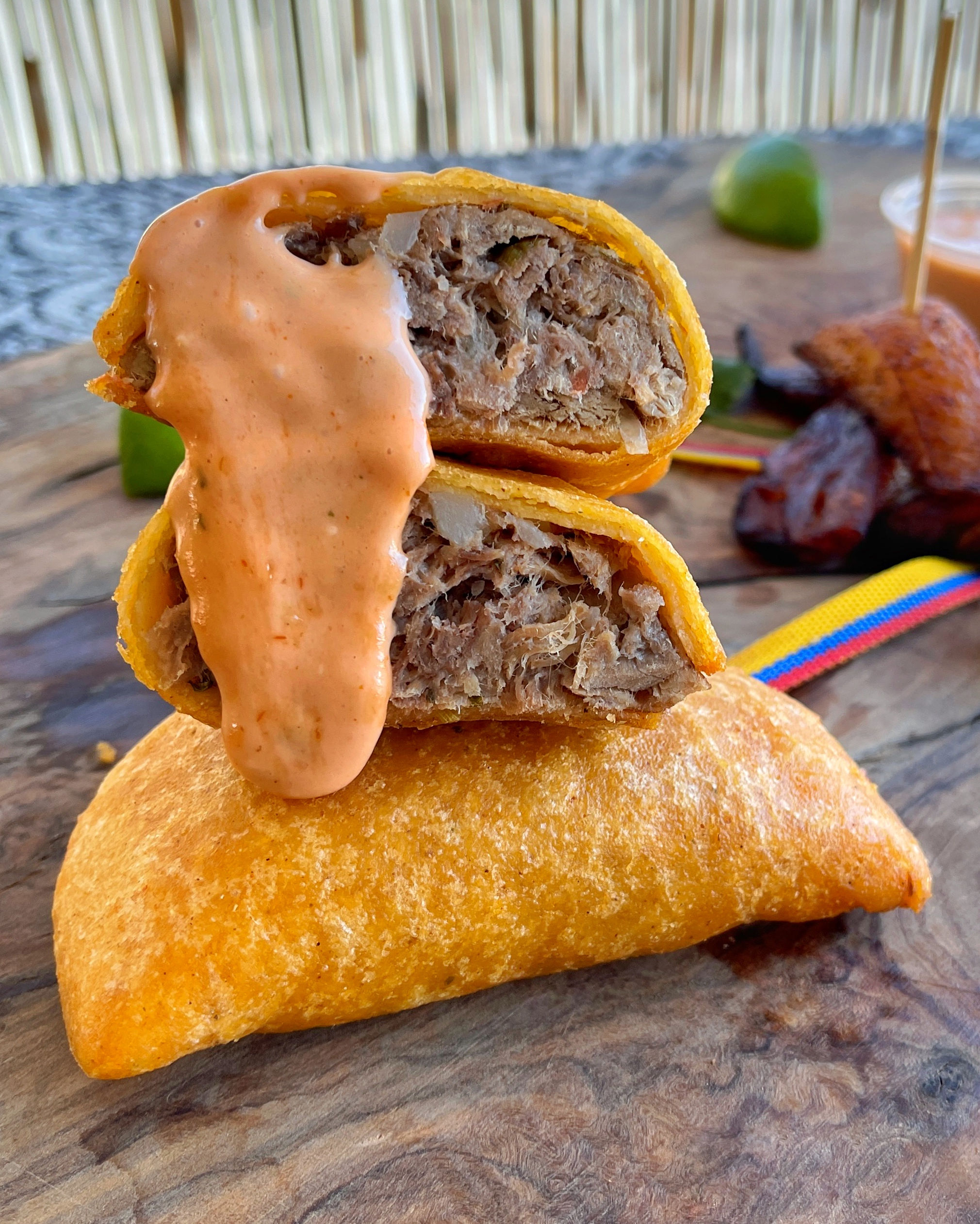 Order Home made COLOMBIAN EMPANADAS  food online from The Best Sandwiches store, Milpitas on bringmethat.com