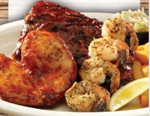 Order BBQ Trio food online from Sagebrush Steakhouse store, Morehead City on bringmethat.com