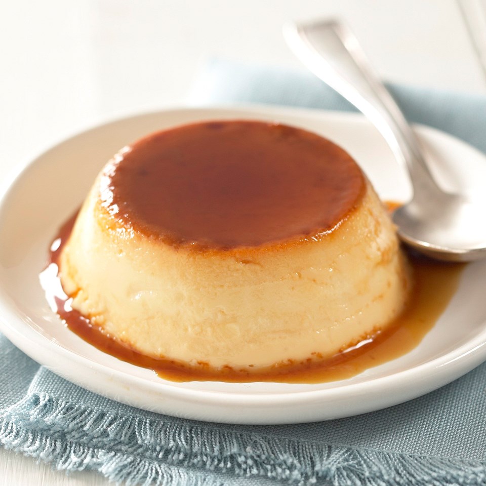 Order Flan food online from El Fogon Dominican Kitchen store, Bronx on bringmethat.com