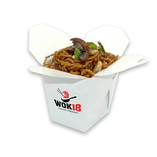 Order Vegetable lo mein food online from Wok 18 store, Teaneck on bringmethat.com