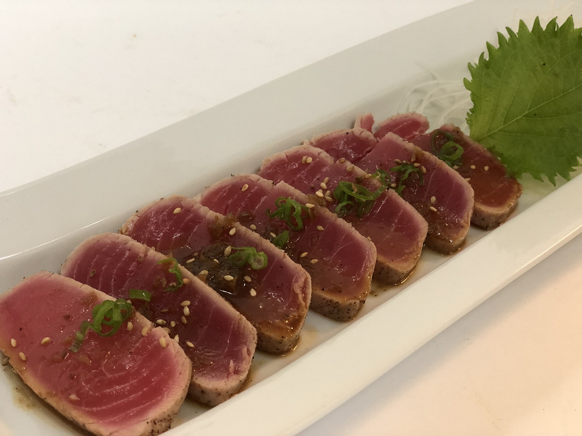 Order Tuna Tataki Sashimi food online from Sushi Spott store, Mill Creek on bringmethat.com