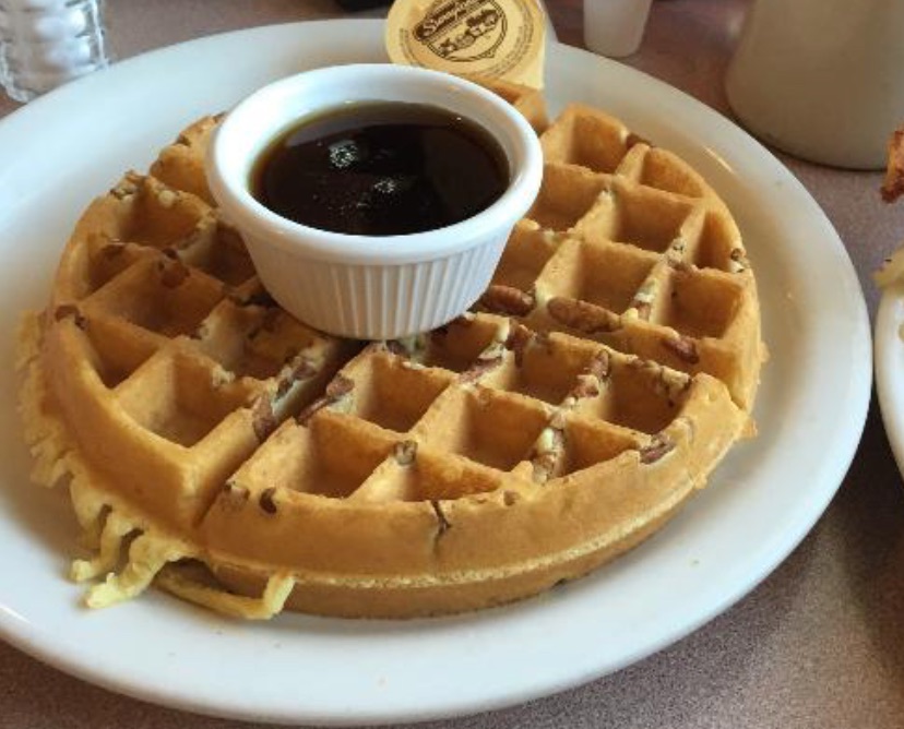 Order Pecan Waffle food online from Mama Daughters' Diner store, Plano on bringmethat.com