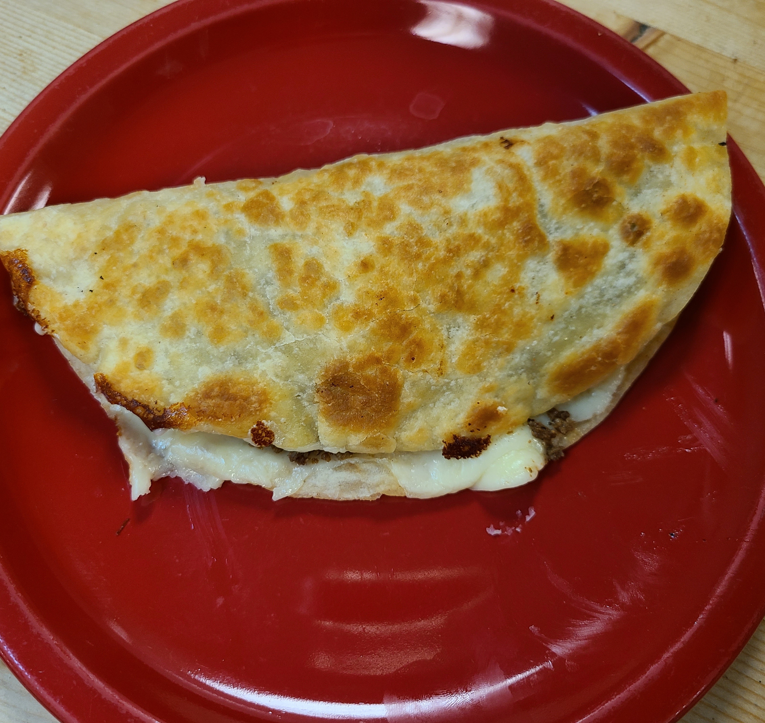 Order Beef and Cheese Quesadilla food online from El Mariachi Mexican Restaurant Beech Grove store, Beech Grove on bringmethat.com