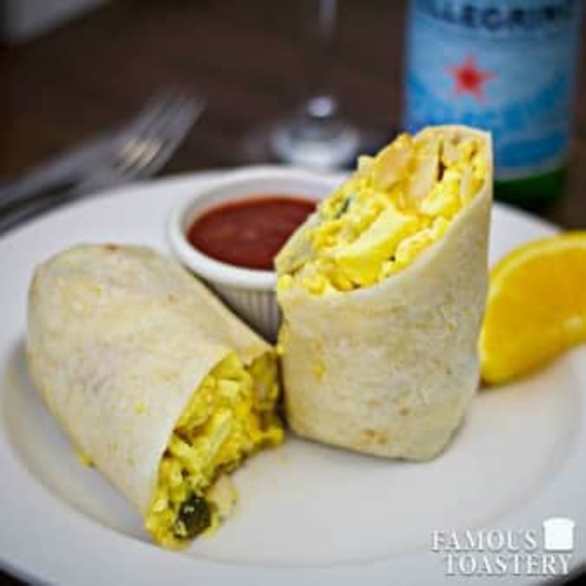 Order The Burrito food online from Famous Toastery store, Concord on bringmethat.com