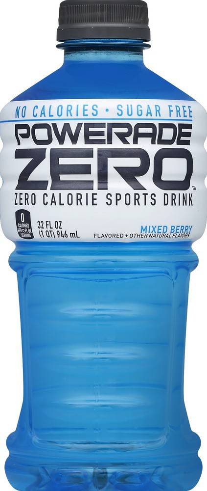 Order Powerade Zero Sports Drink Zero Calorie Mixed Berry Flavored (32 oz) food online from Rite Aid store, Canton on bringmethat.com