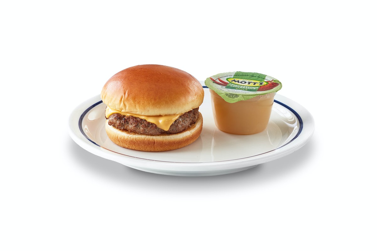 Order Jr. Cheeseburger food online from Ihop store, Cambridge on bringmethat.com