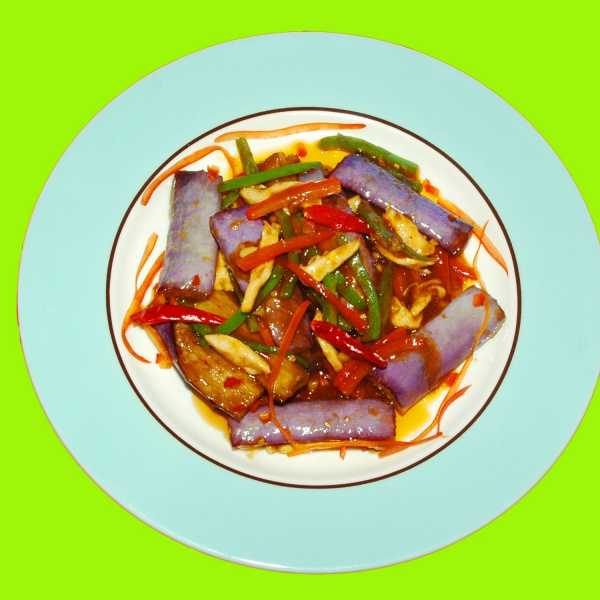 Order Hot and Spicy Eggplant 魚香茄子 food online from King Kee store, San Francisco on bringmethat.com