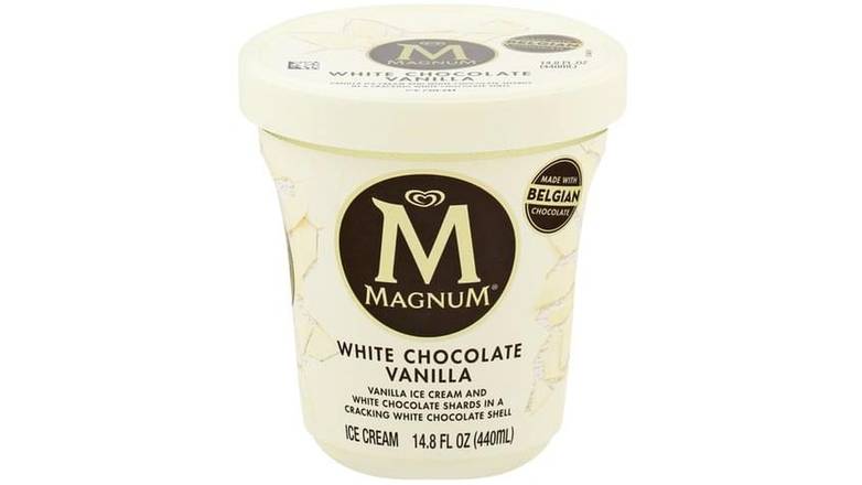 Order Magnum White Chocolate Vanilla Ice Cream food online from Trumbull Mobil store, Trumbull on bringmethat.com