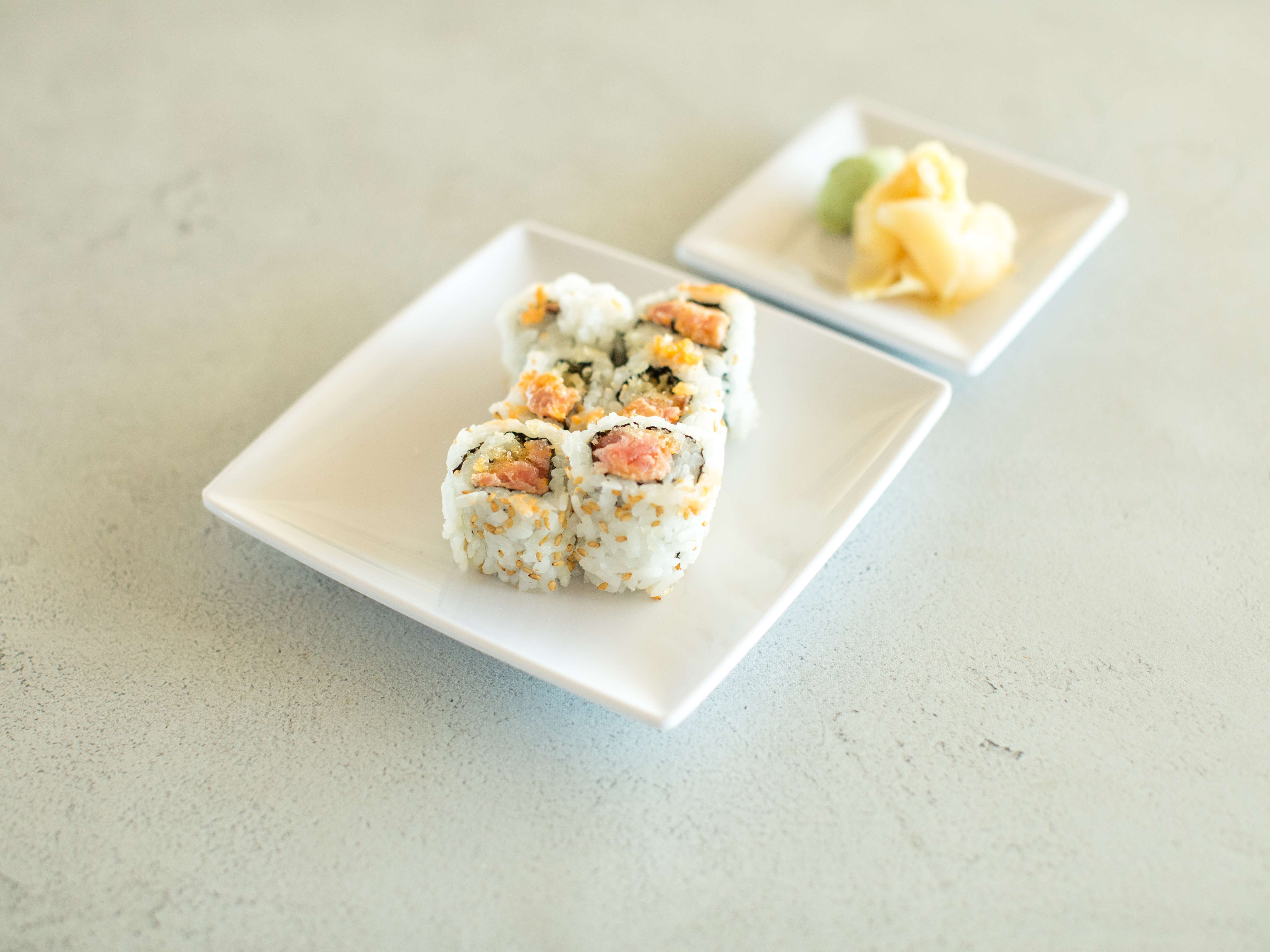 Order Spicy Tuna Roll food online from Momotaro Sushi store, Richmond on bringmethat.com