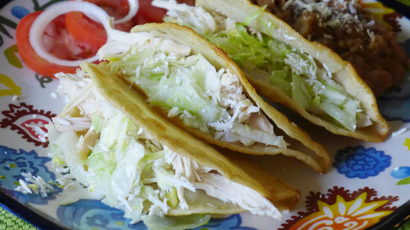 Order Tacos Chicken Dorados food online from Mexican King store, Totowa on bringmethat.com