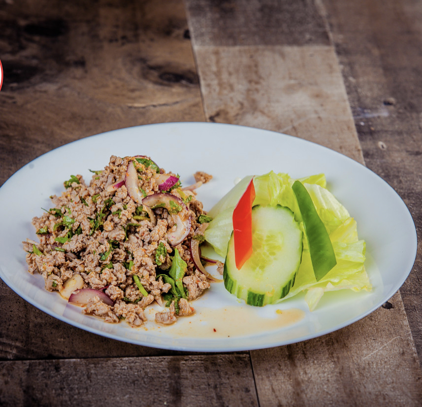 Order Beef Larb Salad food online from Clifton thai restaurant store, Clifton on bringmethat.com
