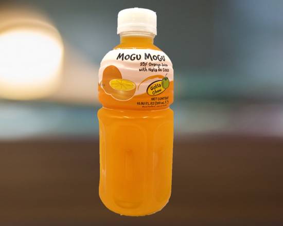 Order Mogu Mogu - Orange Juice with Coconut Jelly 10.8 oz food online from Thai Curry store, Arlington on bringmethat.com